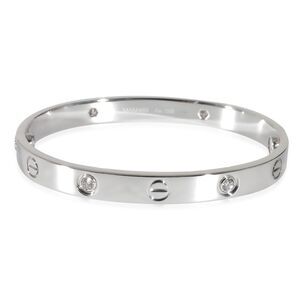 Cartier Love Bracelet, 4 Diamonds (White Gold)